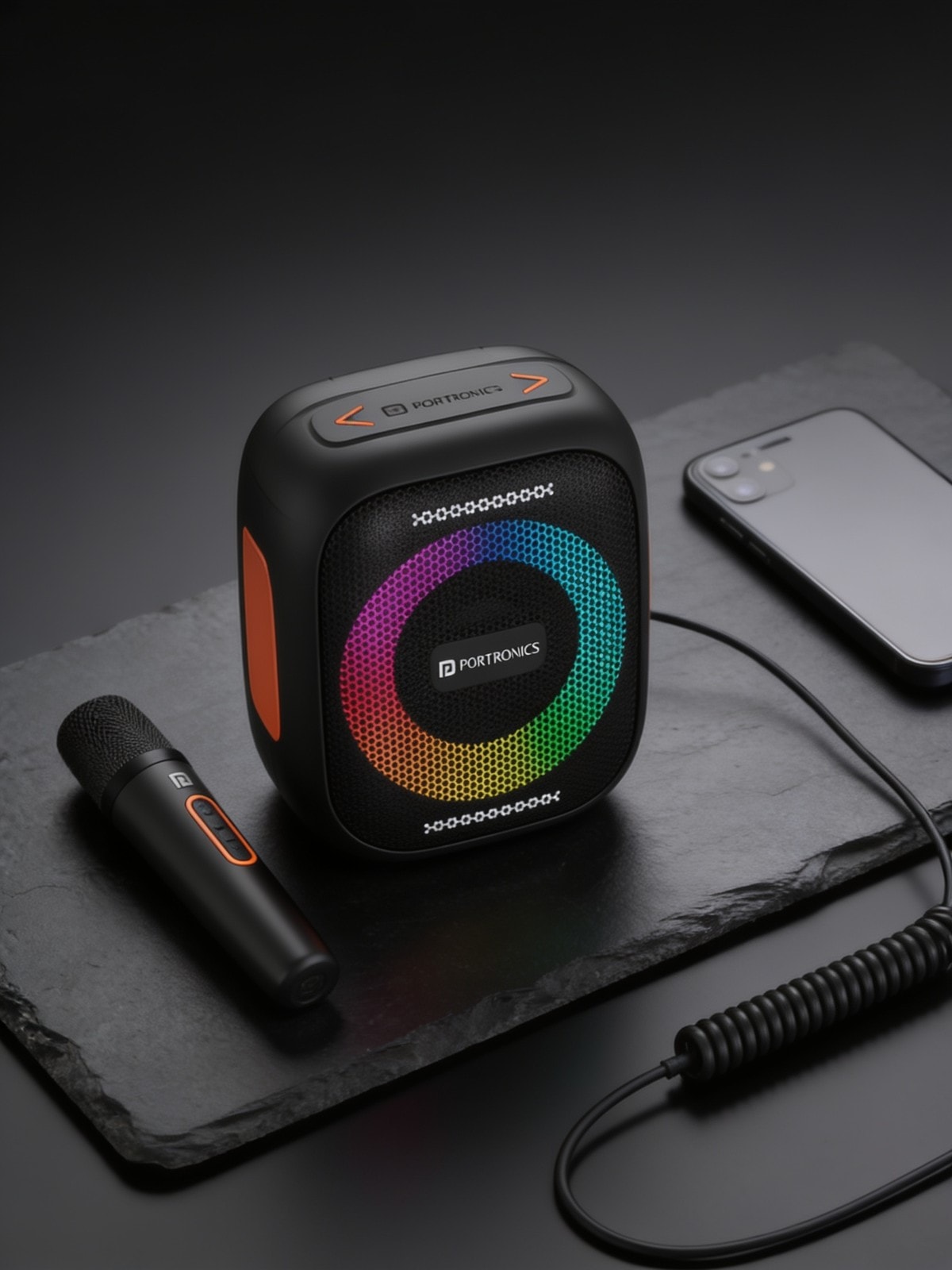 Dash 10 50W Wireless Party Speaker With Dual Wireless Karaoke Mic — corporate gift with your logo | ZYFTT