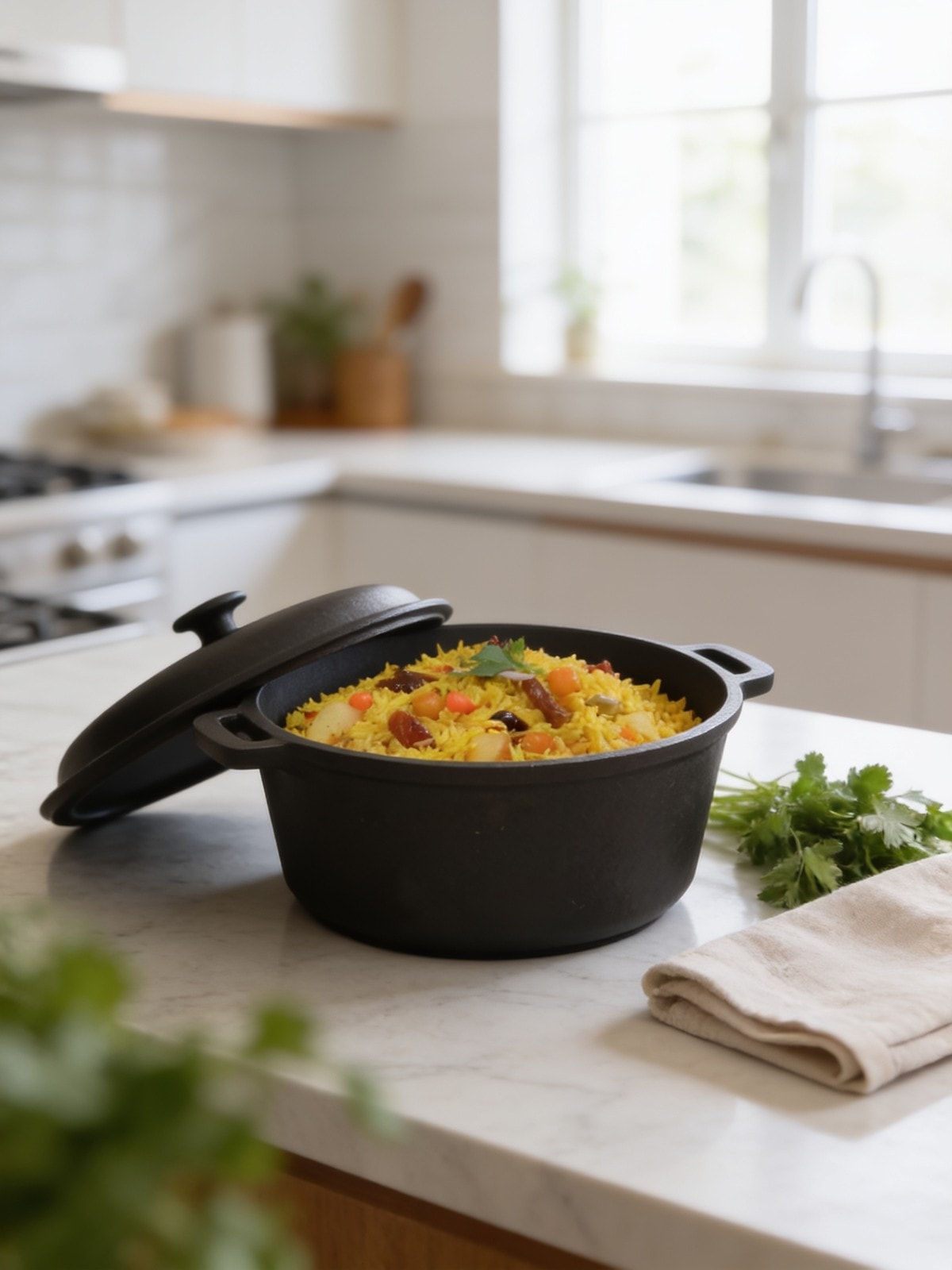 Cast Iron Dutch Oven/ Casserole with Lid 26.5cm 5L — corporate gift with your logo | ZYFTT