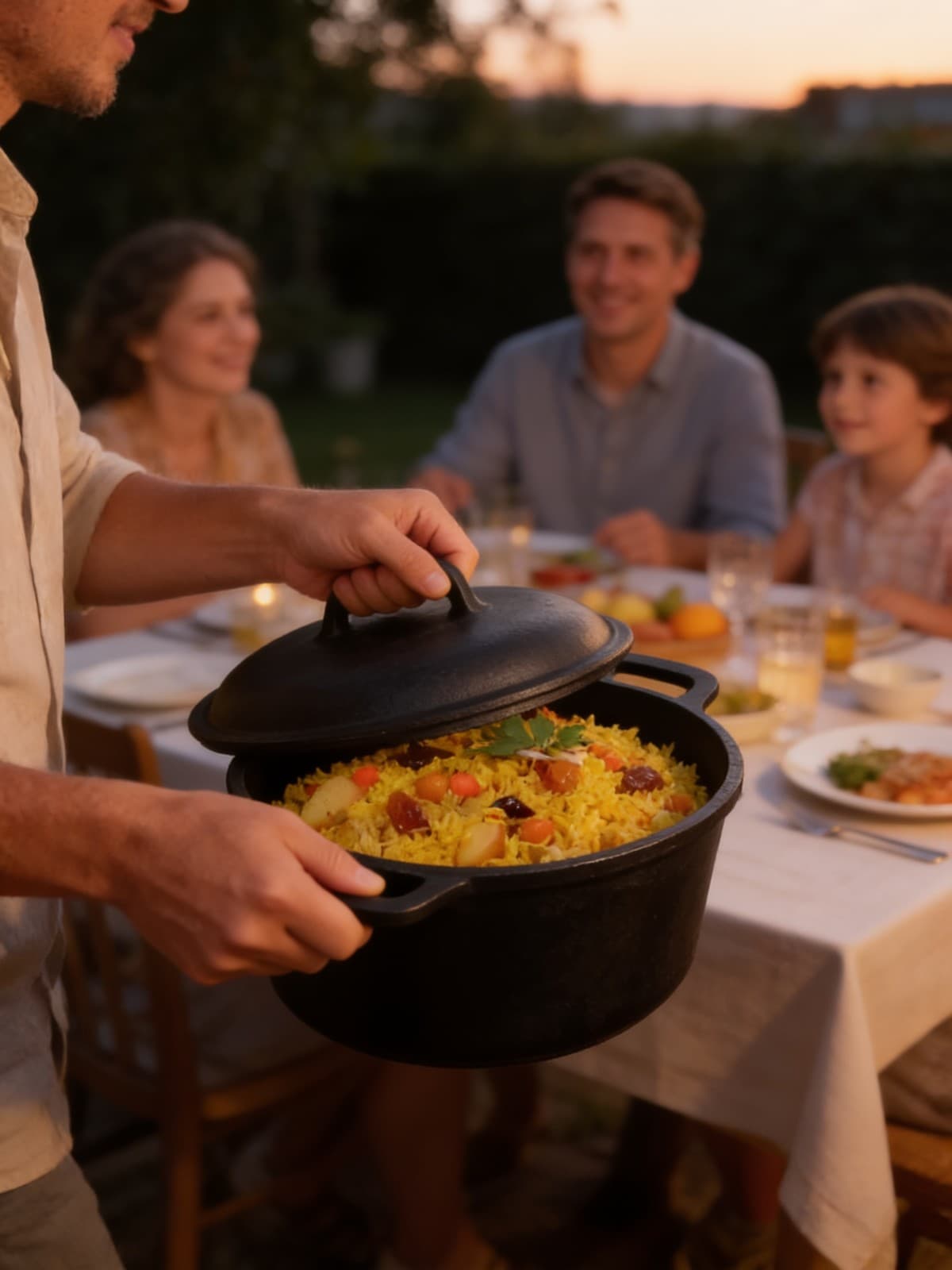 Cast Iron Dutch Oven/ Casserole with Lid 21.5cm 3L alternate