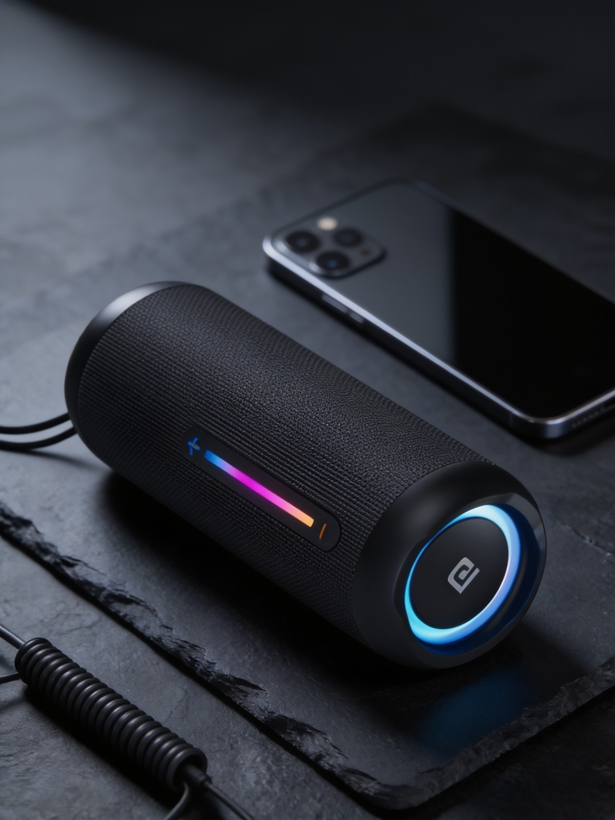 Breeze 5 25W Portable Wireless Speaker With RGB Lights — corporate gift with your logo | ZYFTT