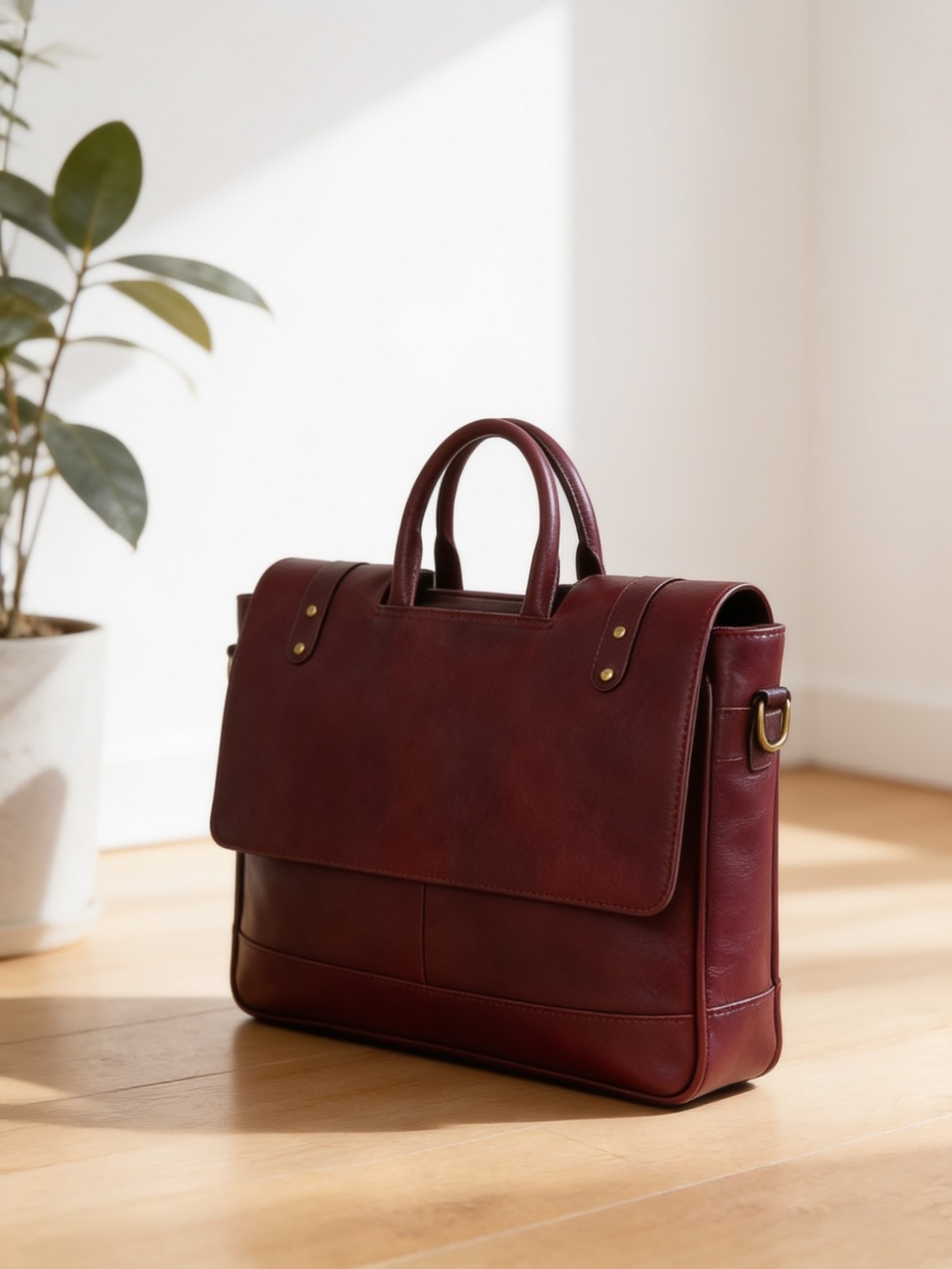 Ascend Master Pure Leather Laptop Bag — corporate gift with your logo | ZYFTT