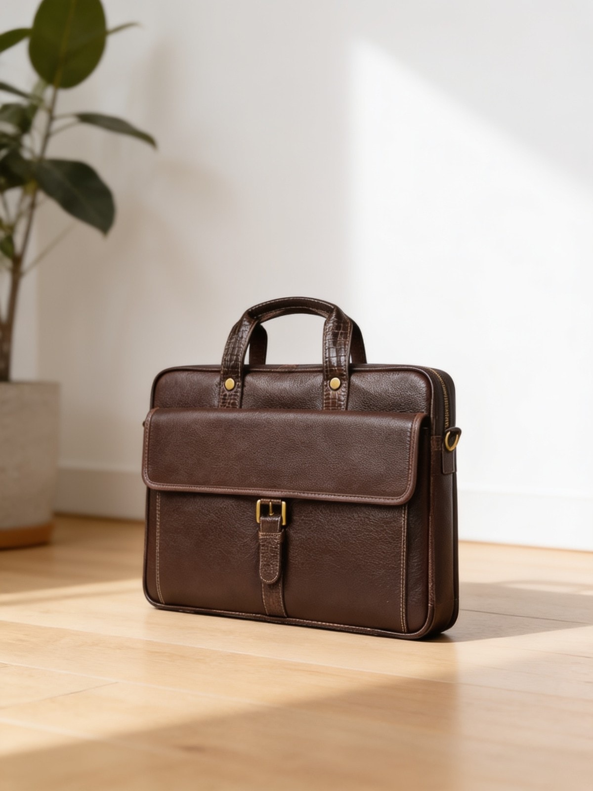 Hayer Pure Leather Laptop Bag — corporate gift with your logo | ZYFTT