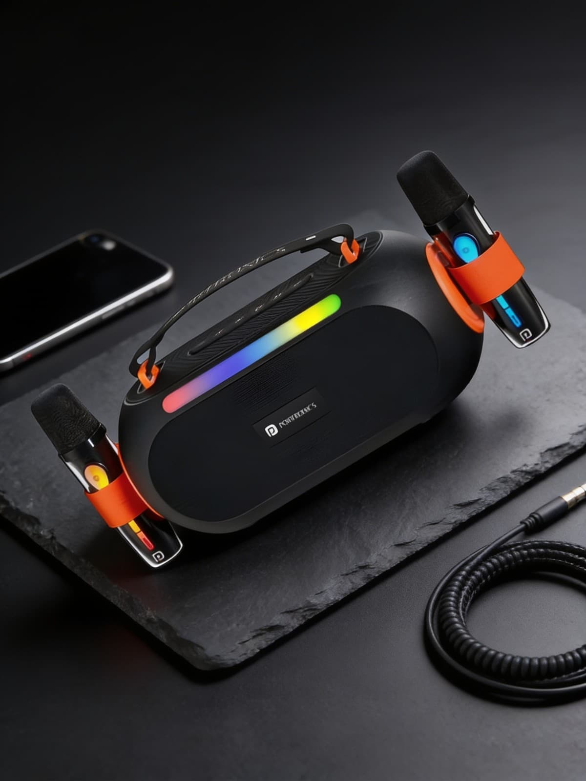 Apollo 20 25W Bluetooth Speaker With Dual Wireless Karaoke Mic