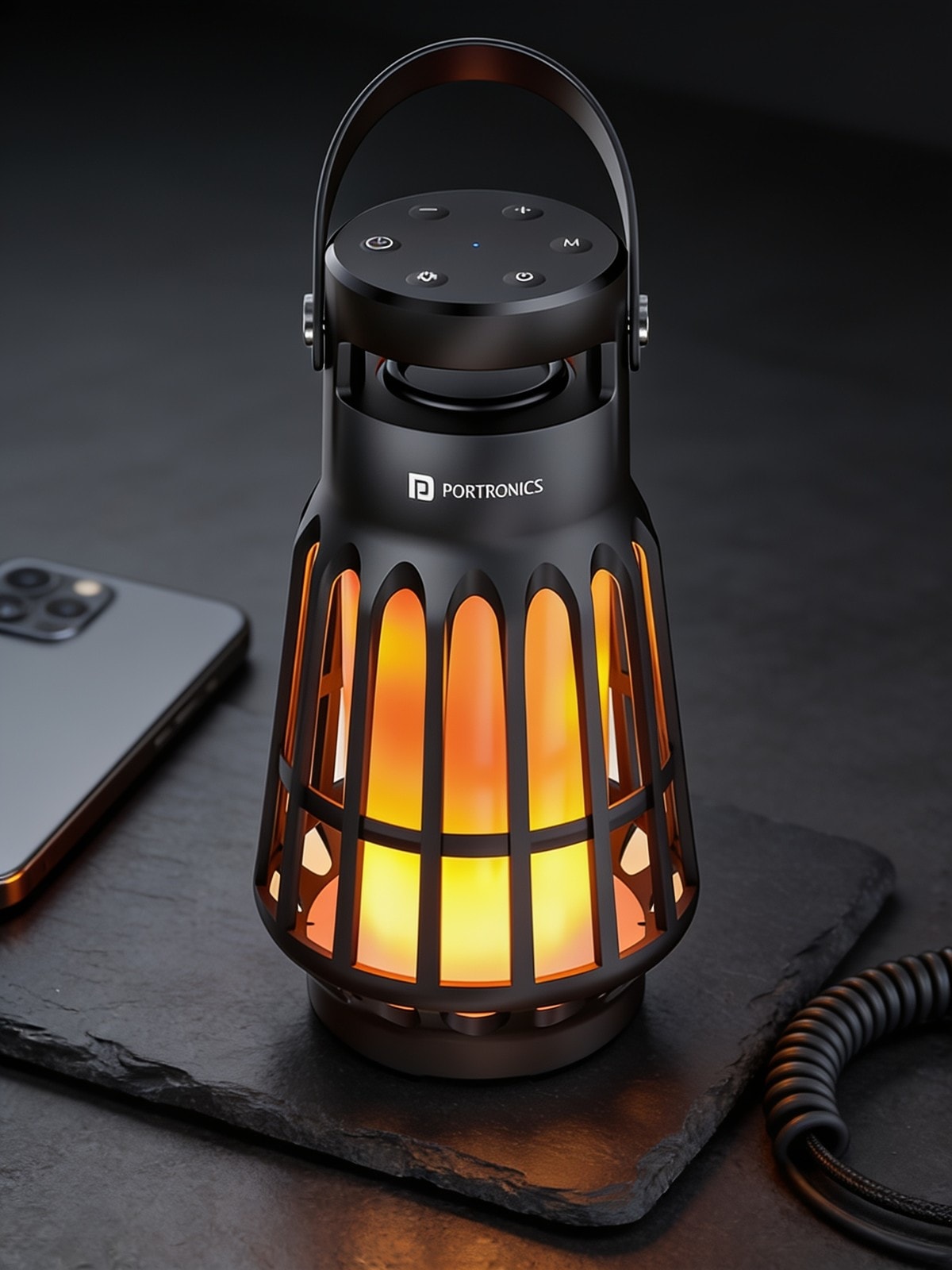 Dash 6 15W Bluetooth Speaker With Fire Flameled Lights — corporate gift with your logo | ZYFTT