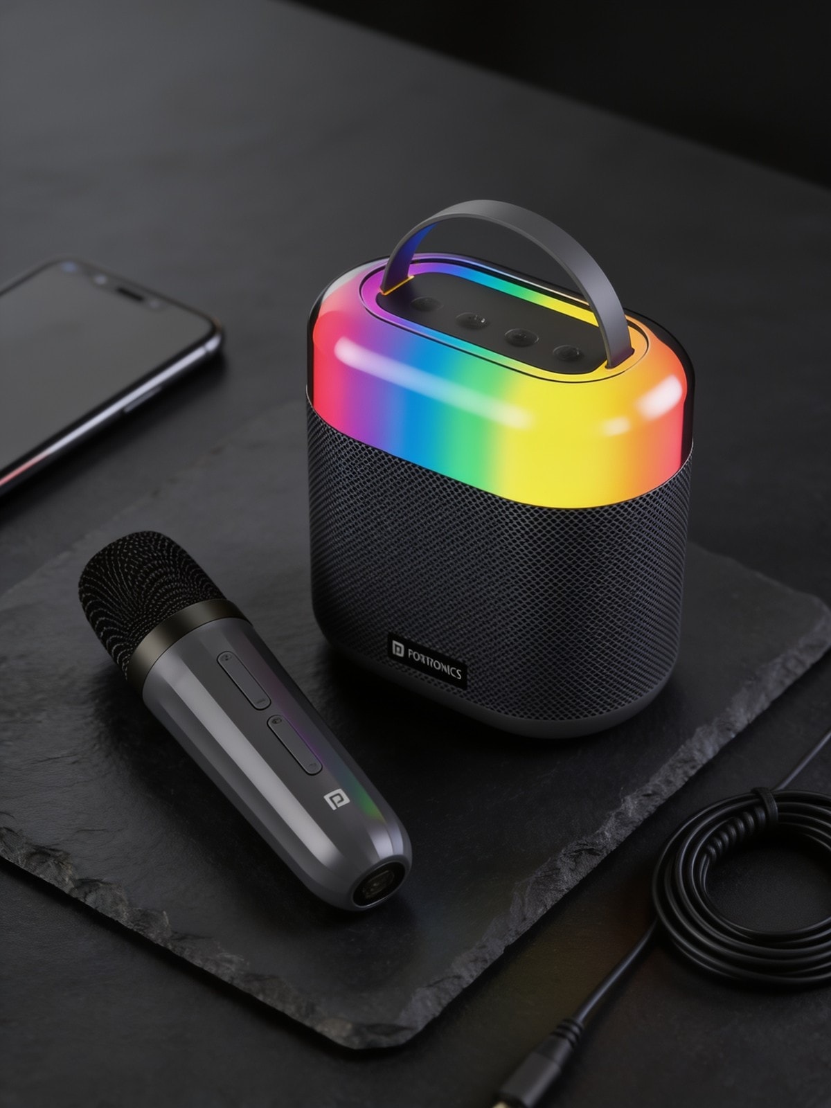 Dash 3 16W Bluetooth Speaker With Wireless Karaoke Mic — corporate gift with your logo | ZYFTT