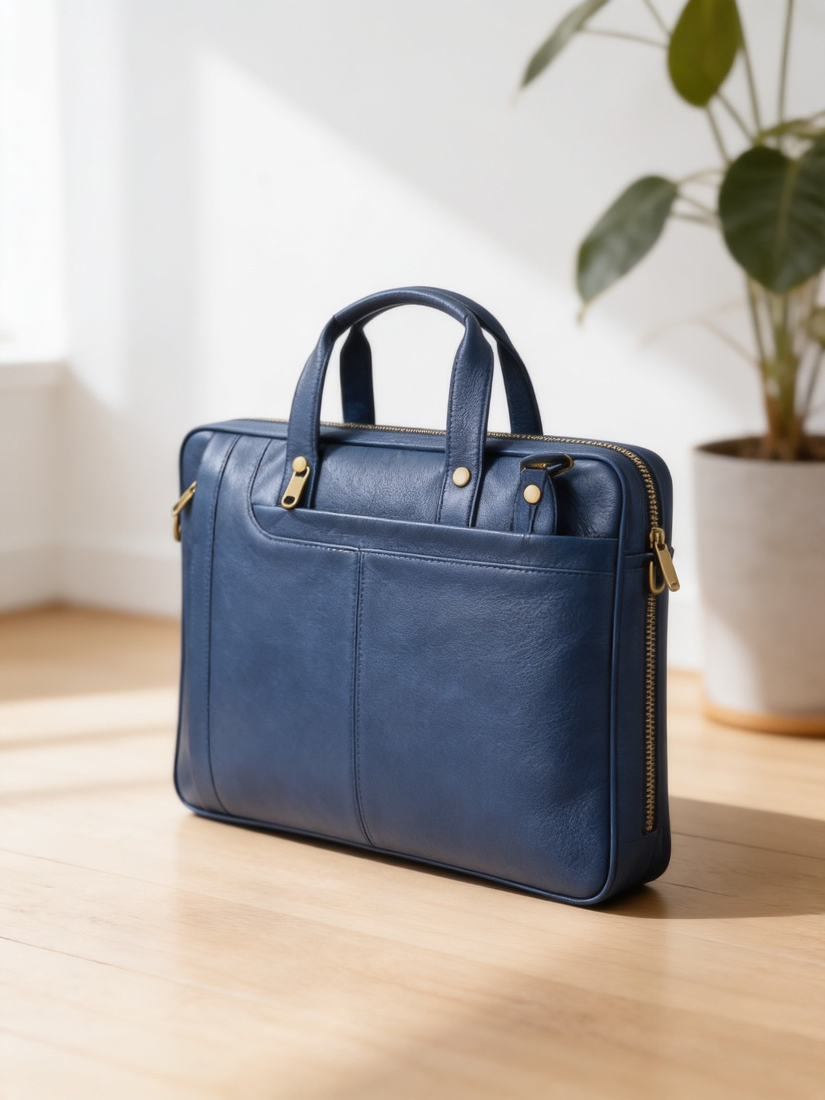 Prime Venture Pure Leather Laptop Bag — corporate gift with your logo | ZYFTT
