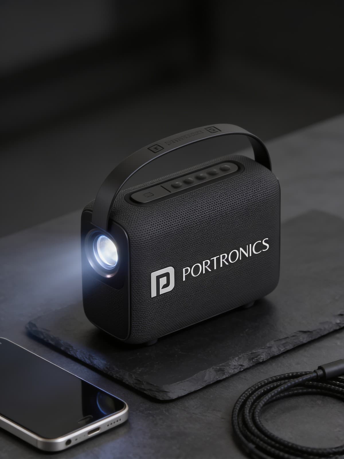 Resonate 14W Bluetooth Speaker With LED Projection Light