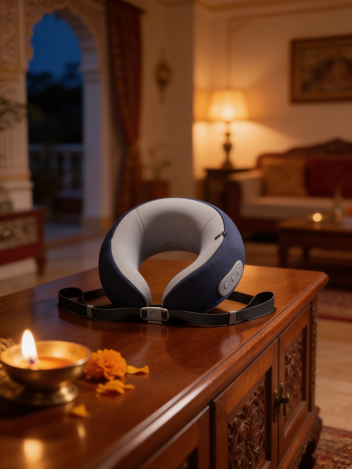 Kollar Neck Pillow With Massager — corporate gift with your logo | ZYFTT
