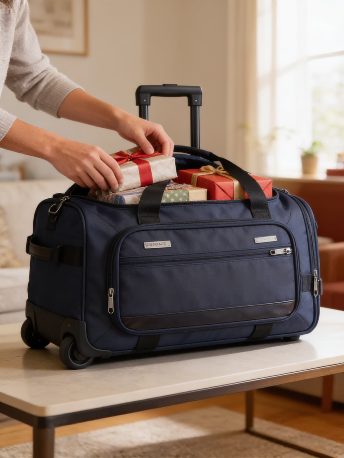 Sport 45 Cms Matrix Wheel Duffle Bag | Laptop Compatiable And Combi Lock alternate