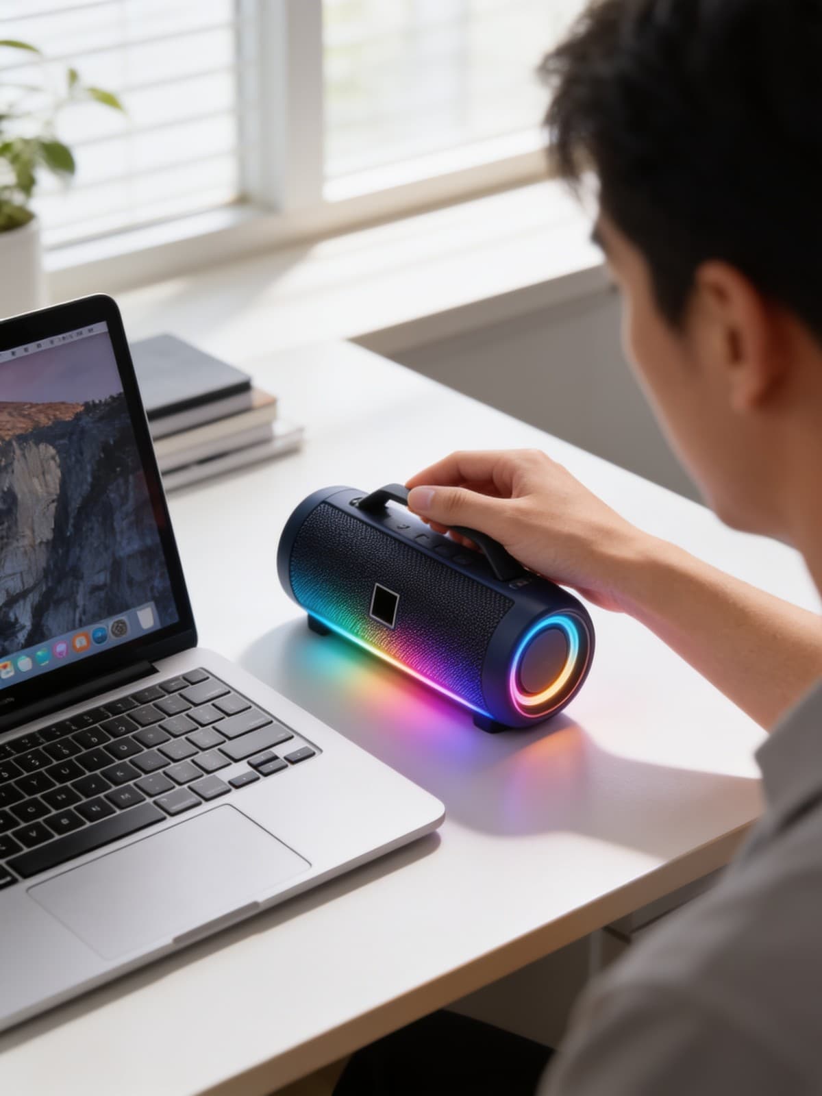 Breeze 7 15W Portable Wireless Speaker With RGB Lights alternate