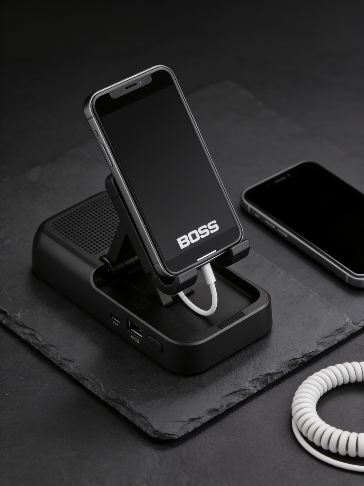 Boss Mobile Stand With Speaker — corporate gift with your logo | ZYFTT
