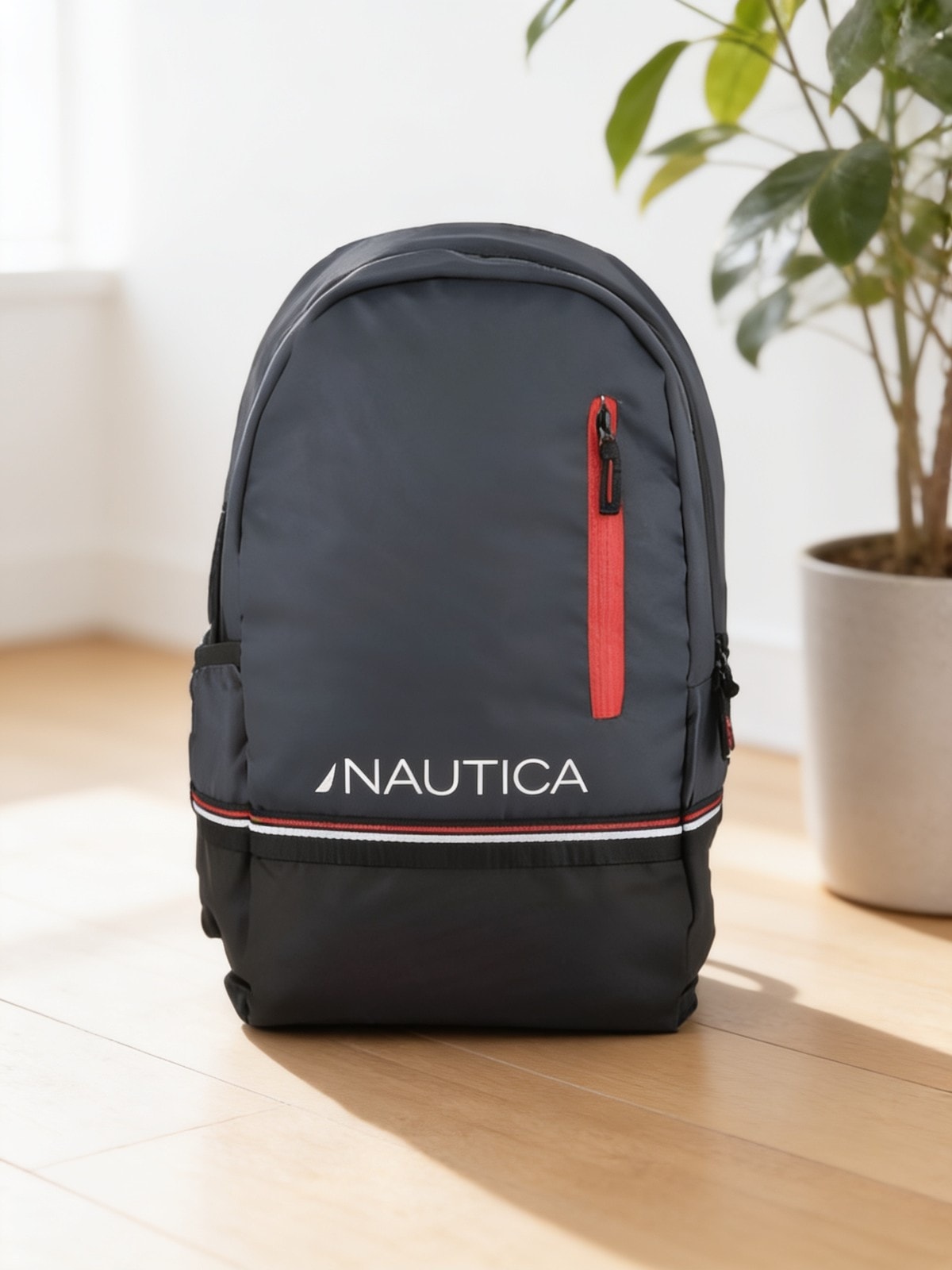 Plain Grey Backpack — corporate gift with your logo | ZYFTT
