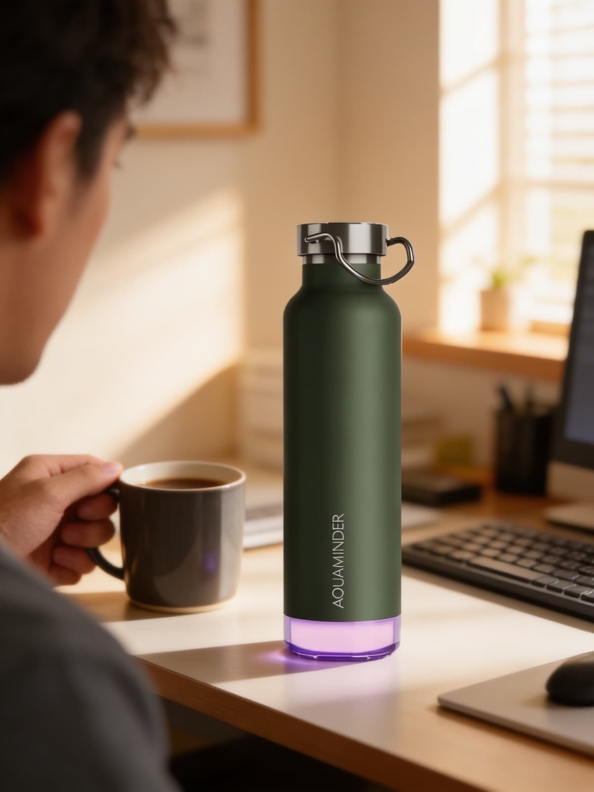 Thames+Smart Water Bottle with App Connectivity alternate