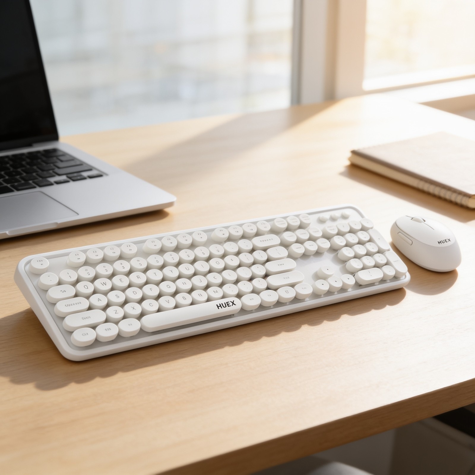 A keypop Retro Wireless Keyboard and Mouse Combo — corporate gift with your logo | ZYFTT