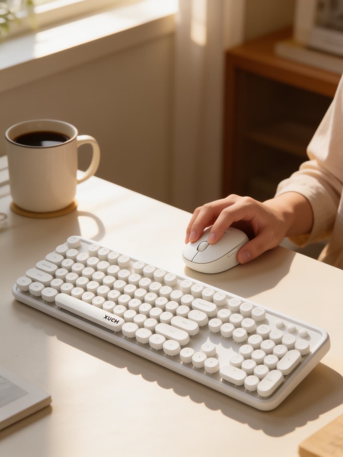 A keypop Retro Wireless Keyboard and Mouse Combo alternate