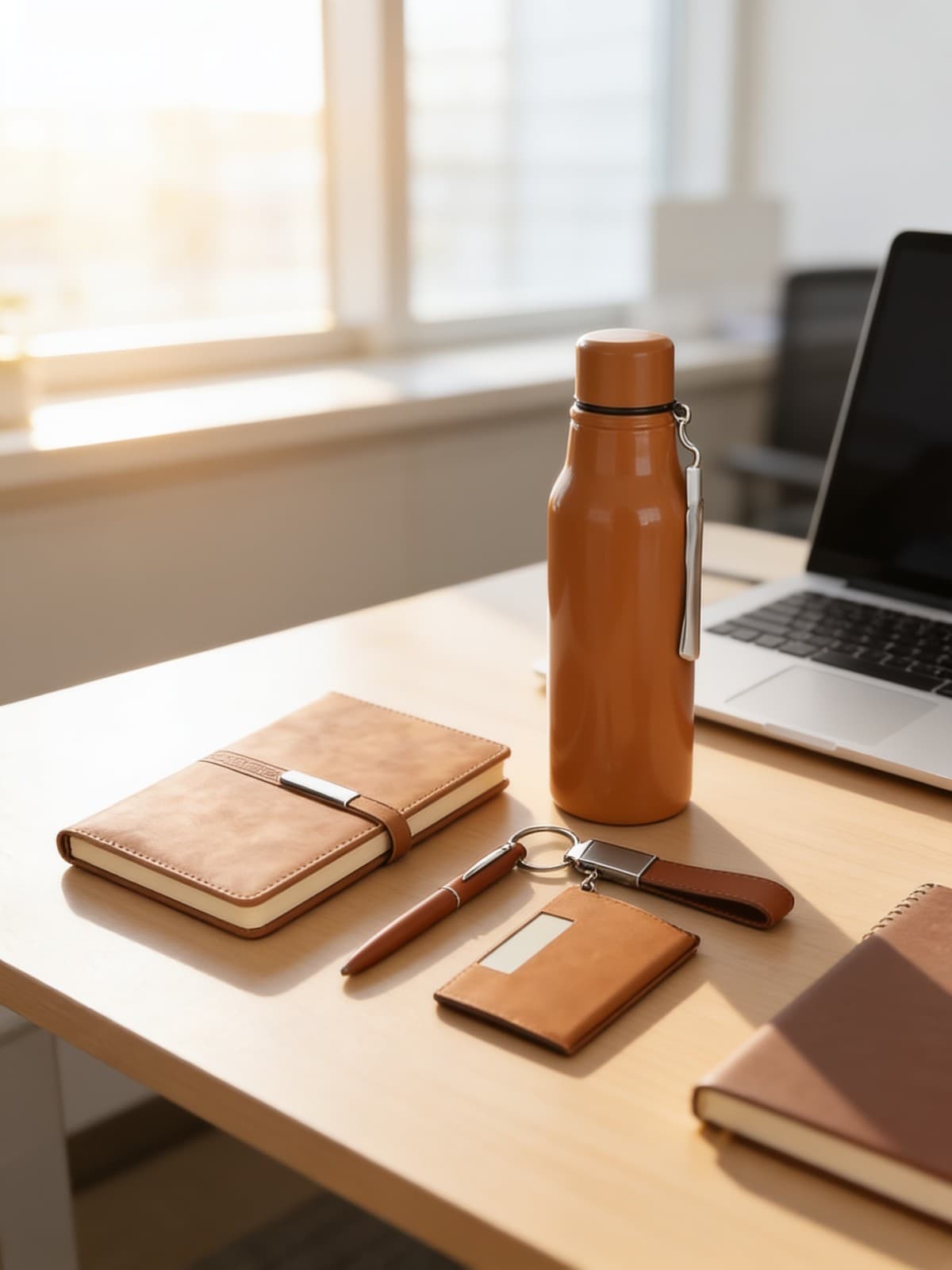 BDPKC-05 Bottle Diary Pen Keychain Card Holder Set