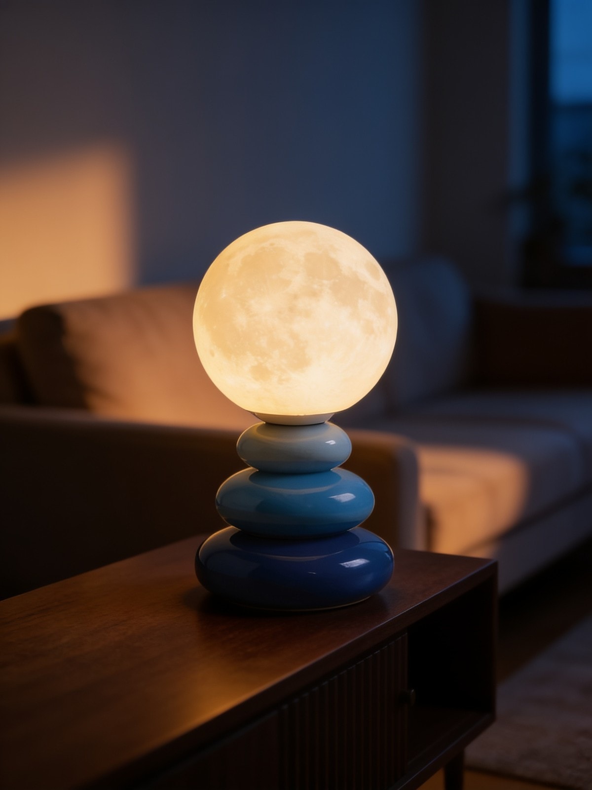 Celeste moon-Inspired Ceramic Lamp — corporate gift with your logo | ZYFTT