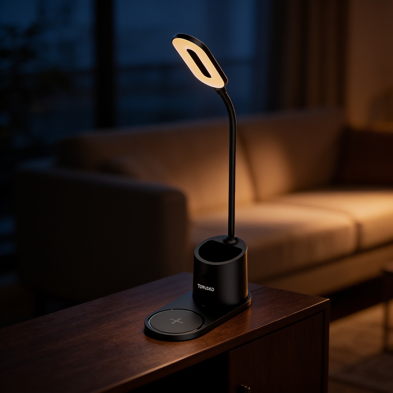 Gleam Lamp With Wireless Charging — corporate gift with your logo | ZYFTT