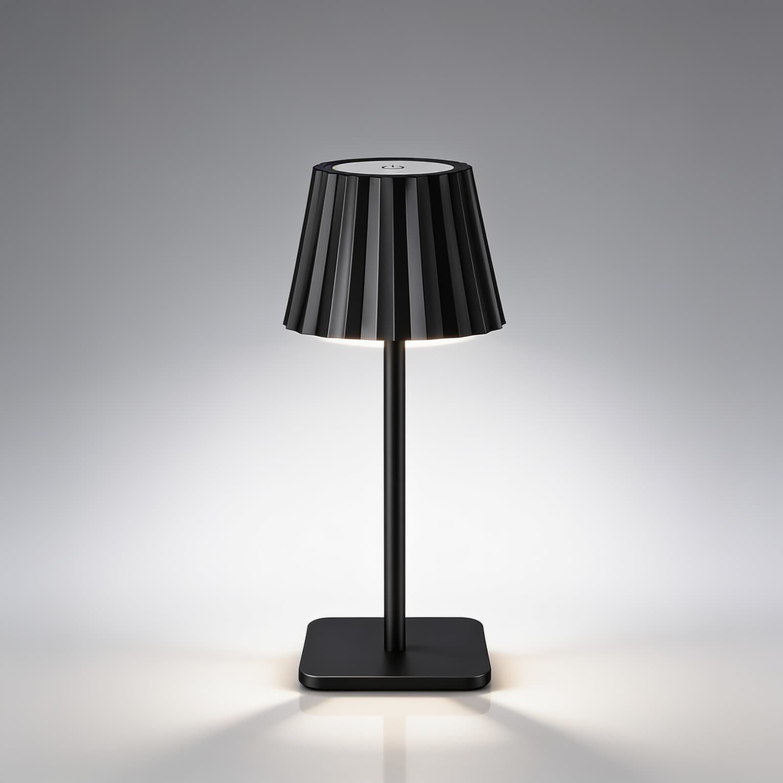 ZigLume: Rechargeable Metal Table Lamp | 1800 mAh rechargeable battery