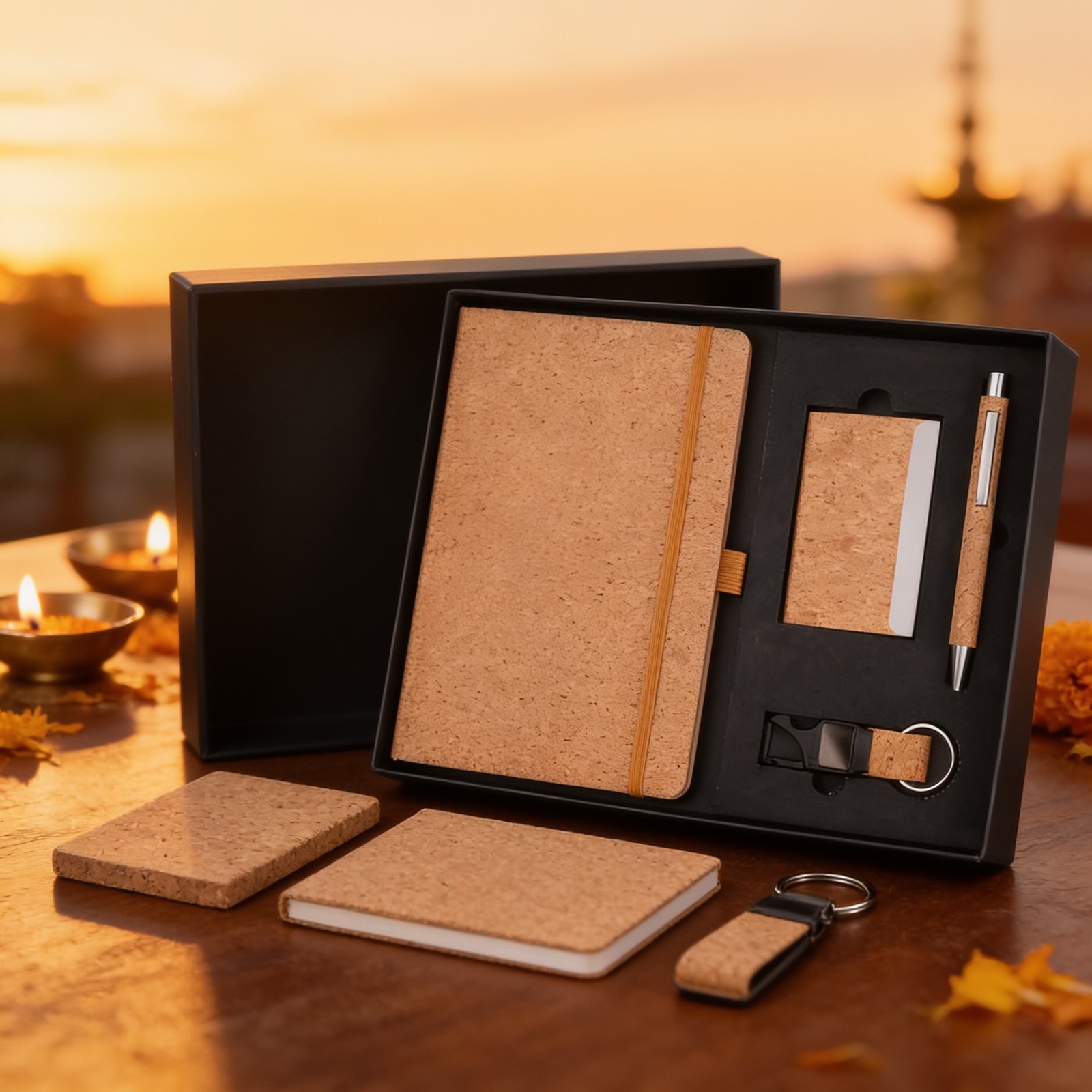 Cork-PDKC Eco-Friendly Gift Set — corporate gift with your logo | ZYFTT