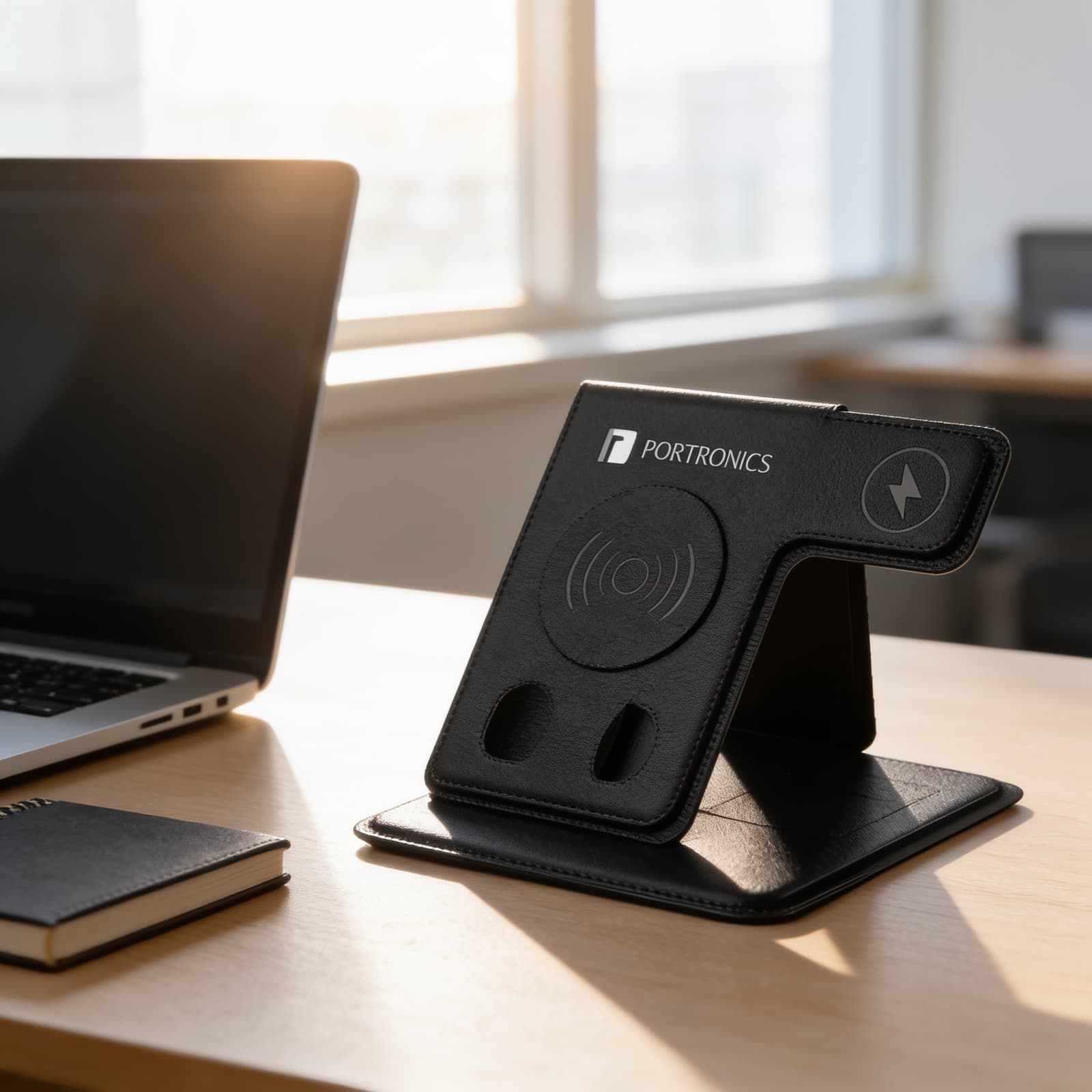 Freedom Fold 3 ‘3-In-1’ Foldable Wireless Charger With Premium PU Leather