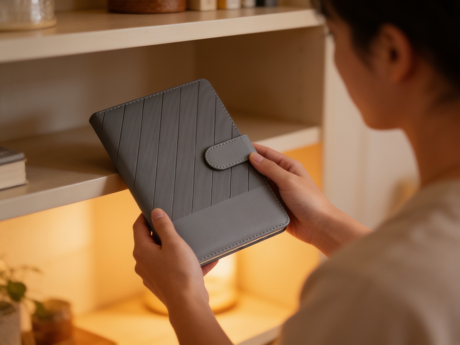 The Clerk Leatherette Notebook With Magnetic Flap599 — corporate gift with your logo | ZYFTT