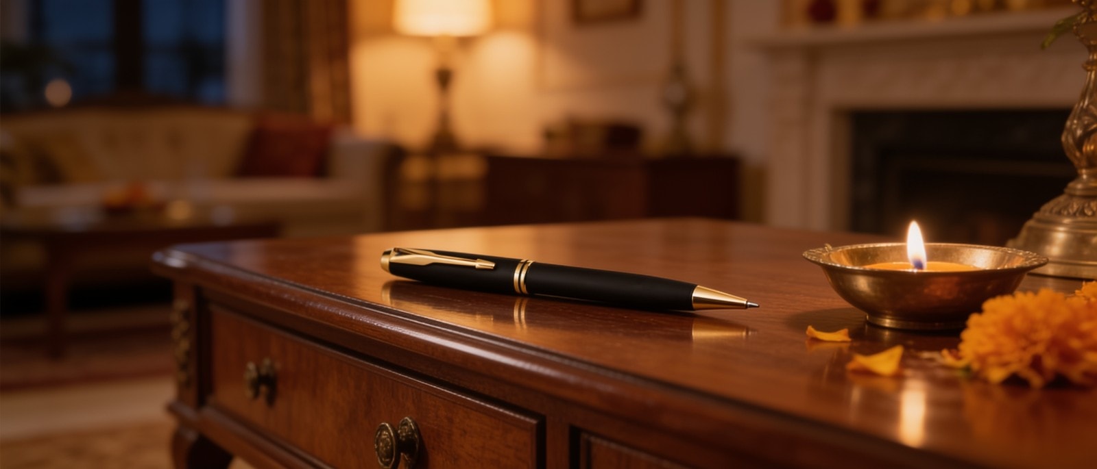 Executive Gold Clip Pen — corporate gift with your logo | ZYFTT