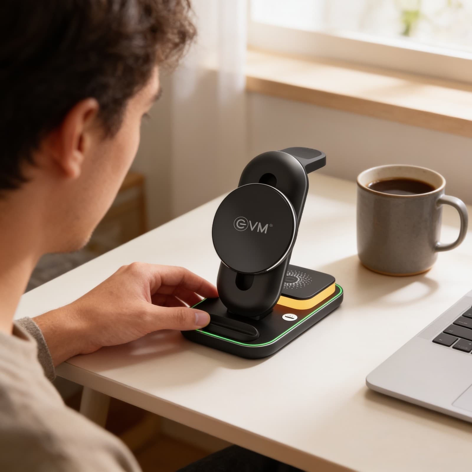 EnMag Dock Pro 3 in 1 Magsafe Wireless Charger alternate