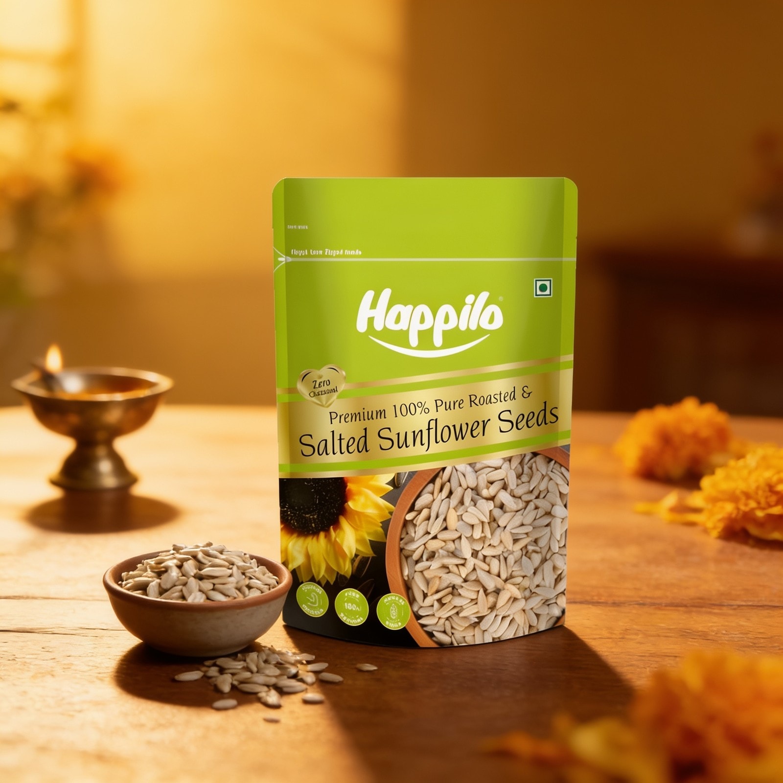 Oven Roasted & Salted Sunflower Seeds 200g — corporate gift with your logo | ZYFTT