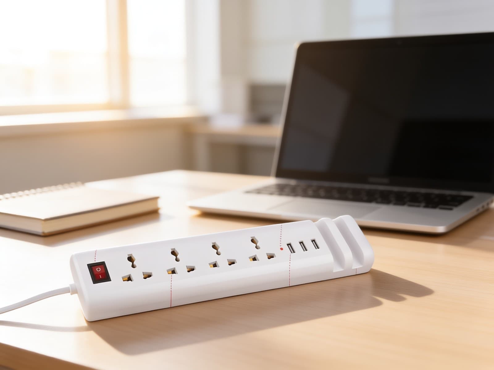 Power Board: Multi point extension board with USB ports and phone stand