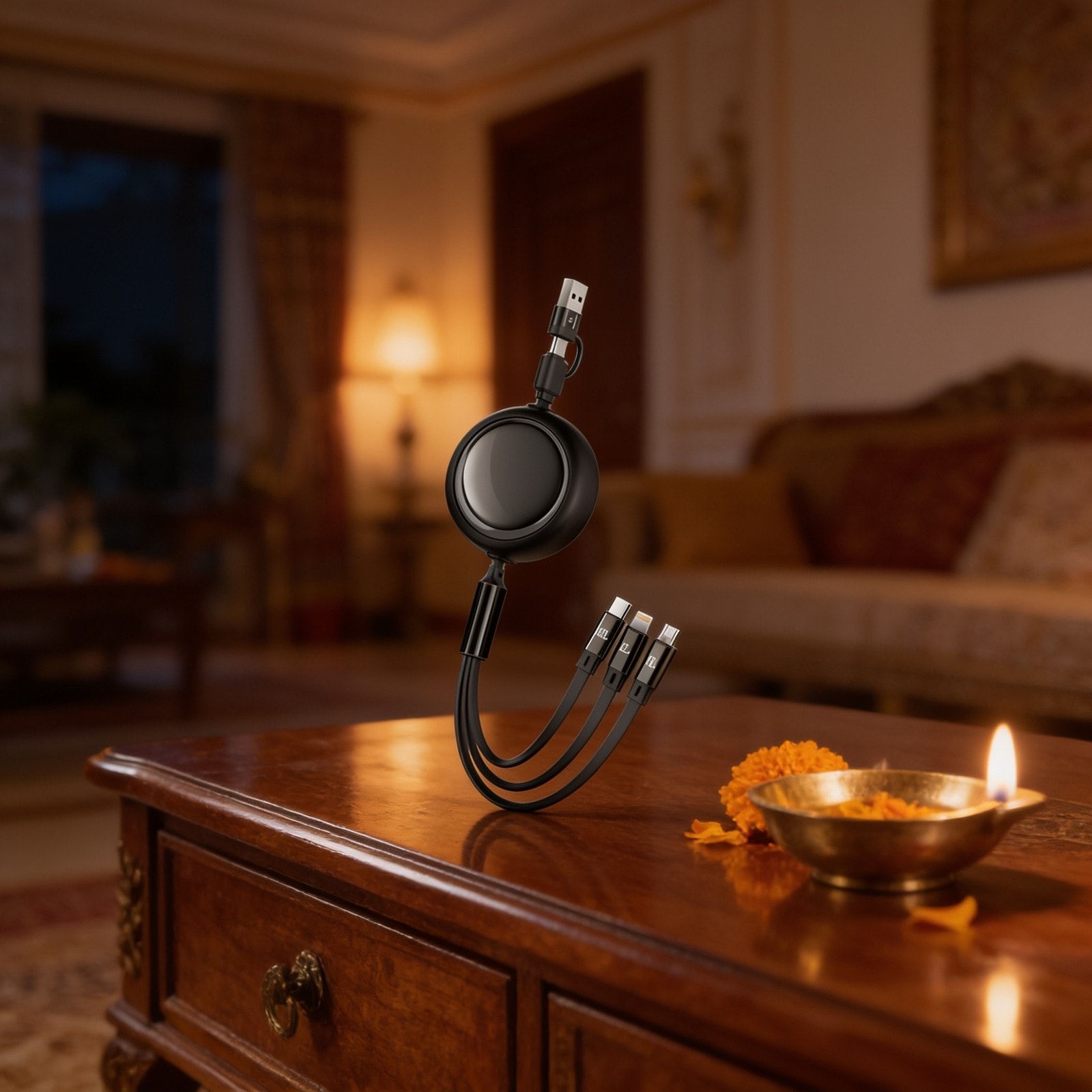 Yoyo Bolt 3-in-1 Fast Charging Cable (100W) — corporate gift with your logo | ZYFTT