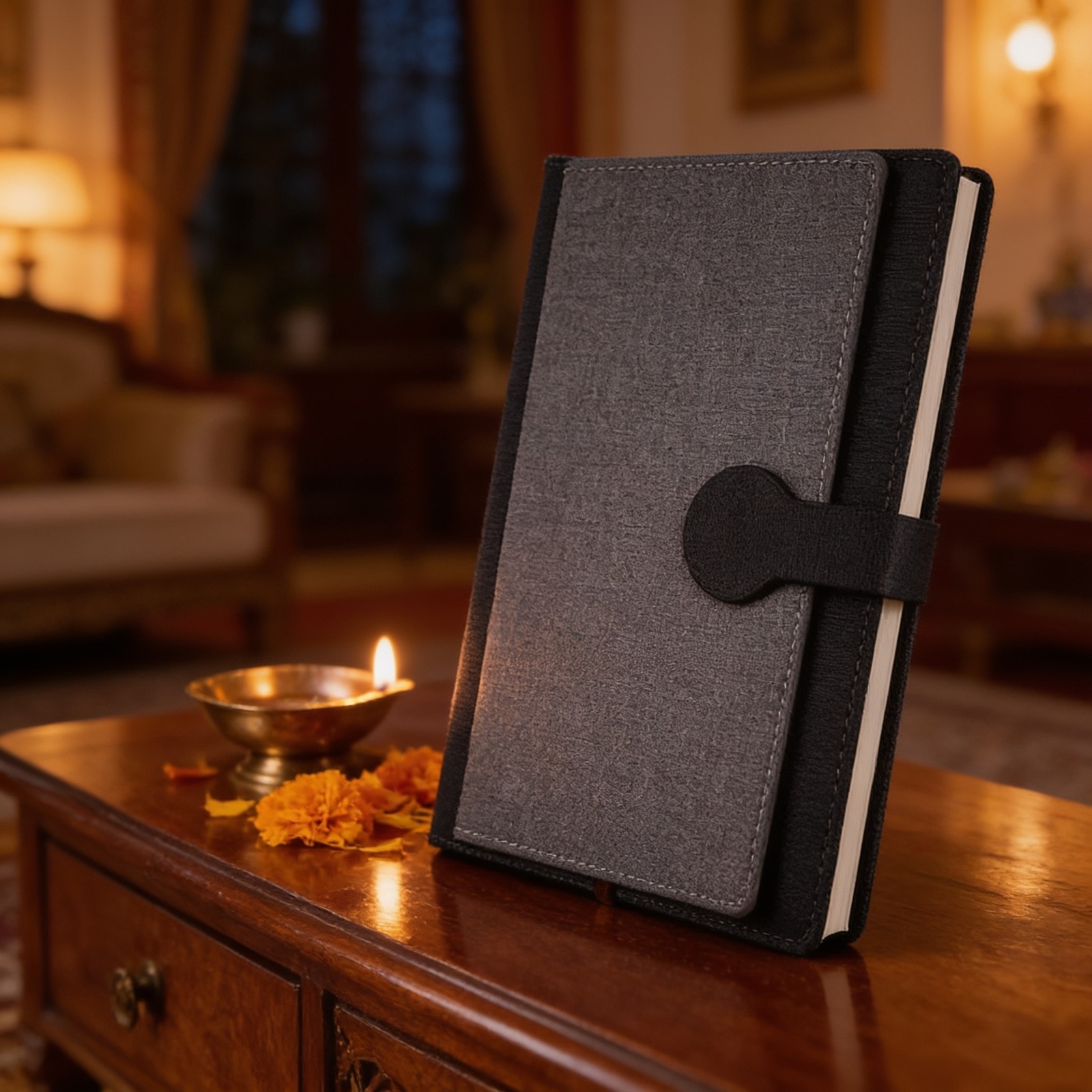 Element Jute Premium Traveller Notebook — corporate gift with your logo | ZYFTT