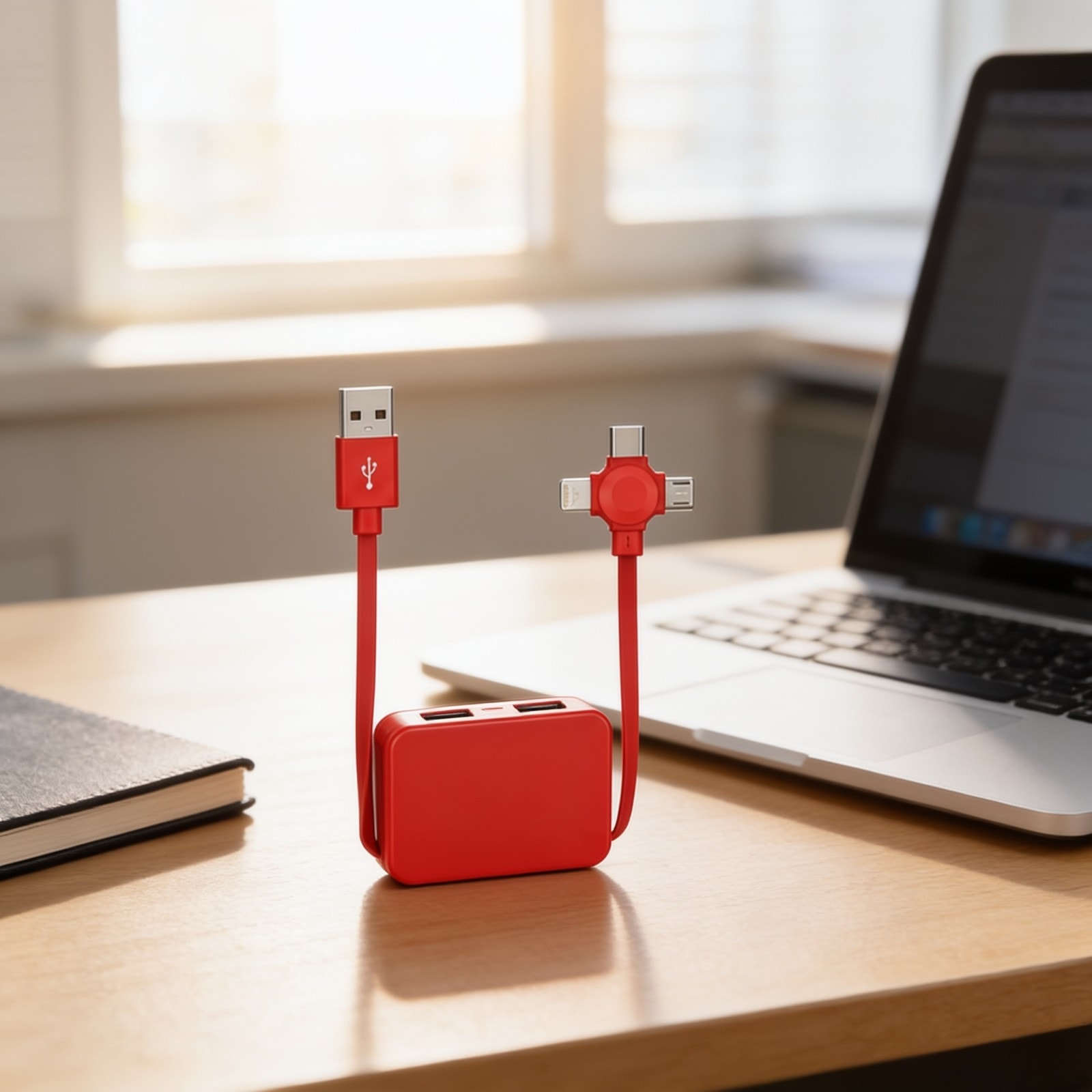 Multifunctional Retractable Cable — corporate gift with your logo | ZYFTT