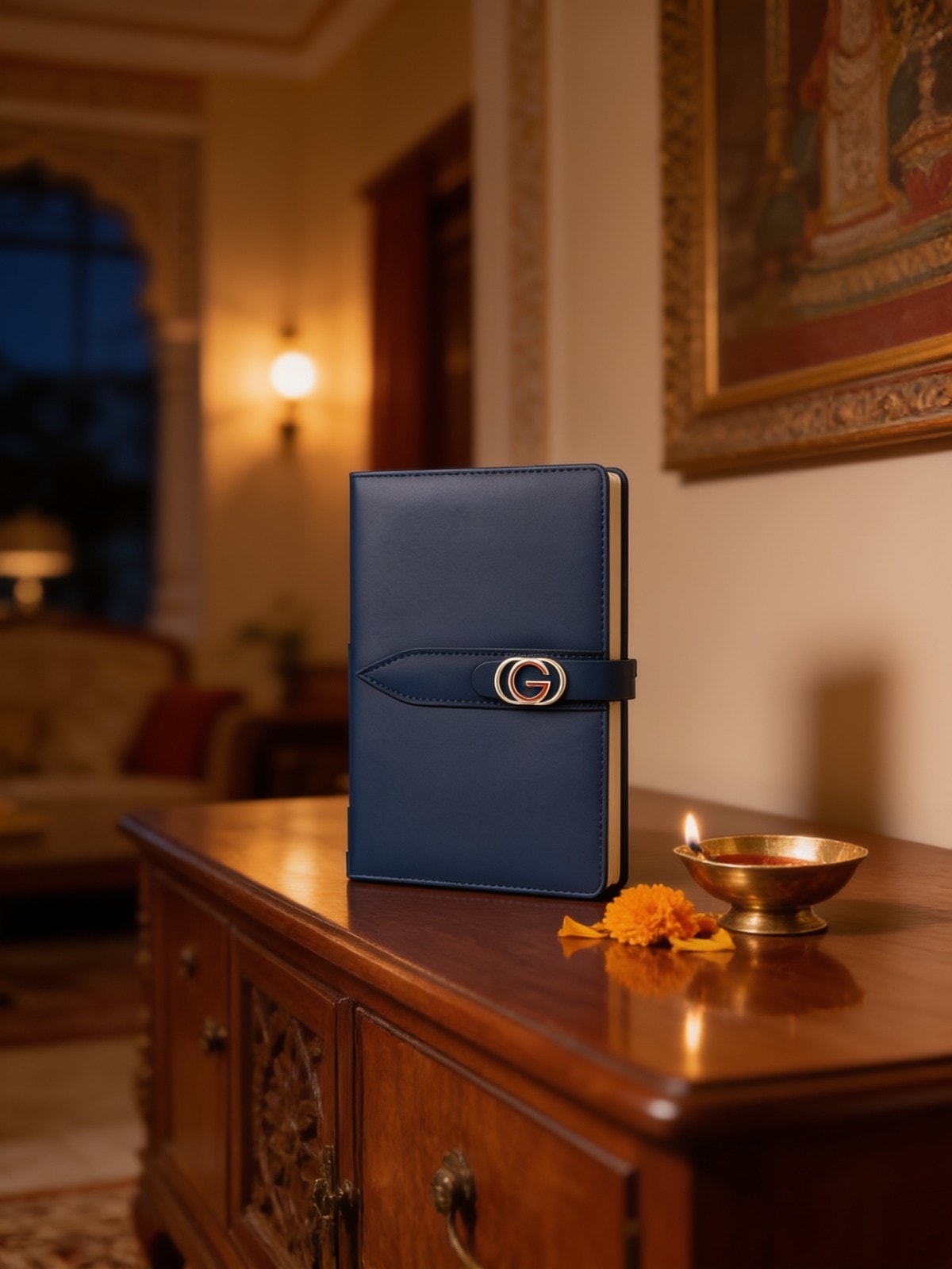 A5 notebook with G Fitting Flap Closure — corporate gift with your logo | ZYFTT