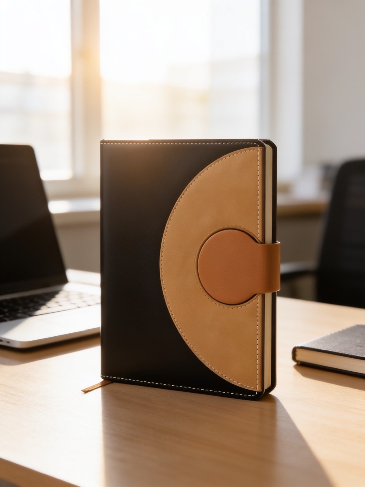 A5 notebook With Round Flap Closure — corporate gift with your logo | ZYFTT