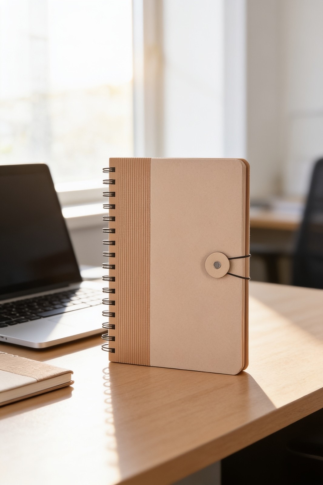 Kraft- Spiral Premium Eco-Friendly Notebook — corporate gift with your logo | ZYFTT