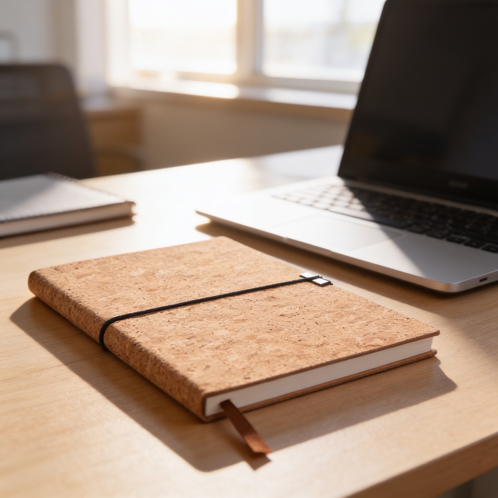 Strap-Cork Premium Notebook — corporate gift with your logo | ZYFTT