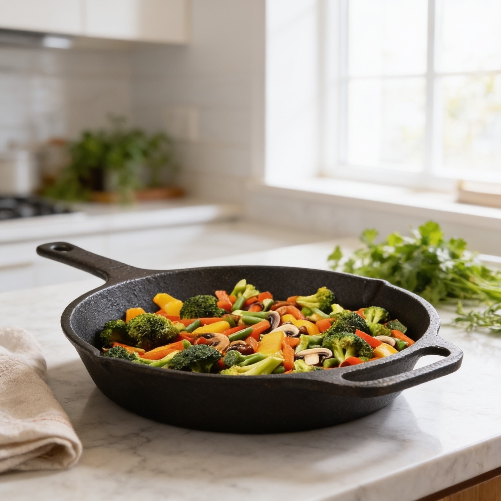 Pre-seasoned Cast Iron Skilled Fry Pan 25.5cm — corporate gift with your logo | ZYFTT
