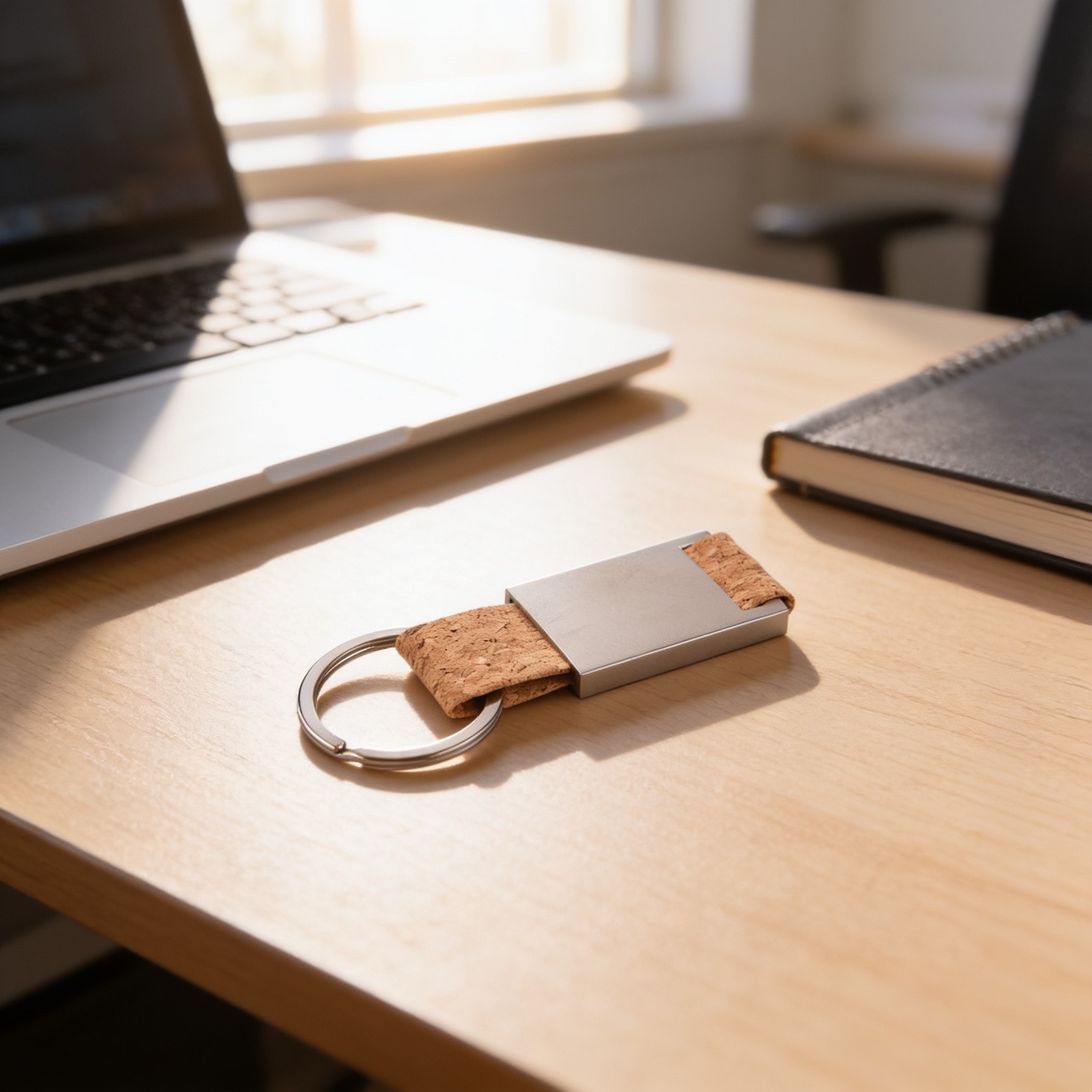 Cork Keychains — corporate gift with your logo | ZYFTT