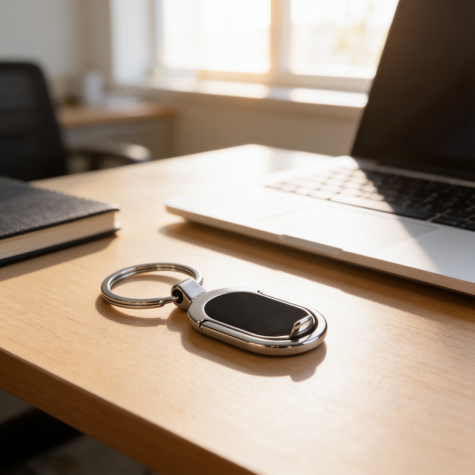 Oval Keychain with Phone stand — corporate gift with your logo | ZYFTT