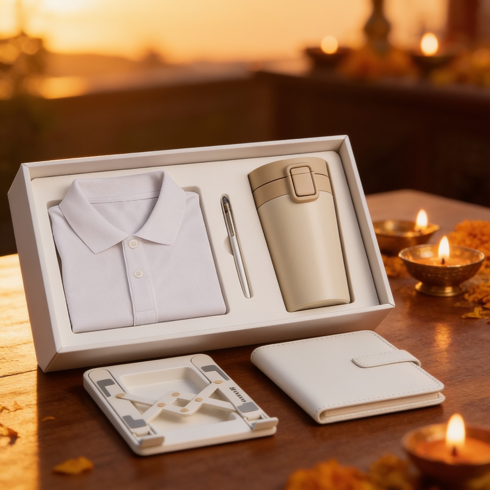 The Stallion White — corporate gift with your logo | ZYFTT