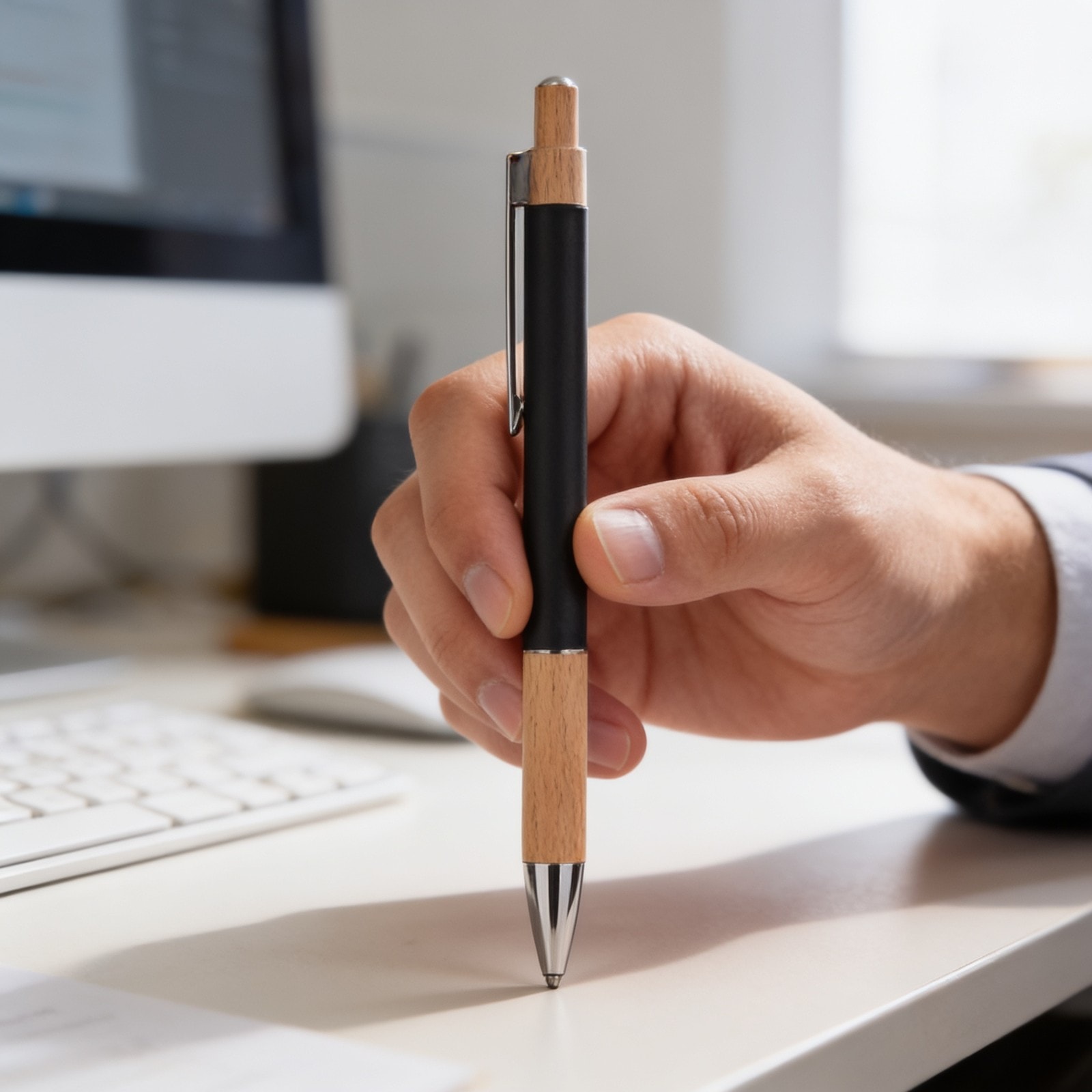 Malaga Premium Eco Metal Pen — corporate gift with your logo | ZYFTT