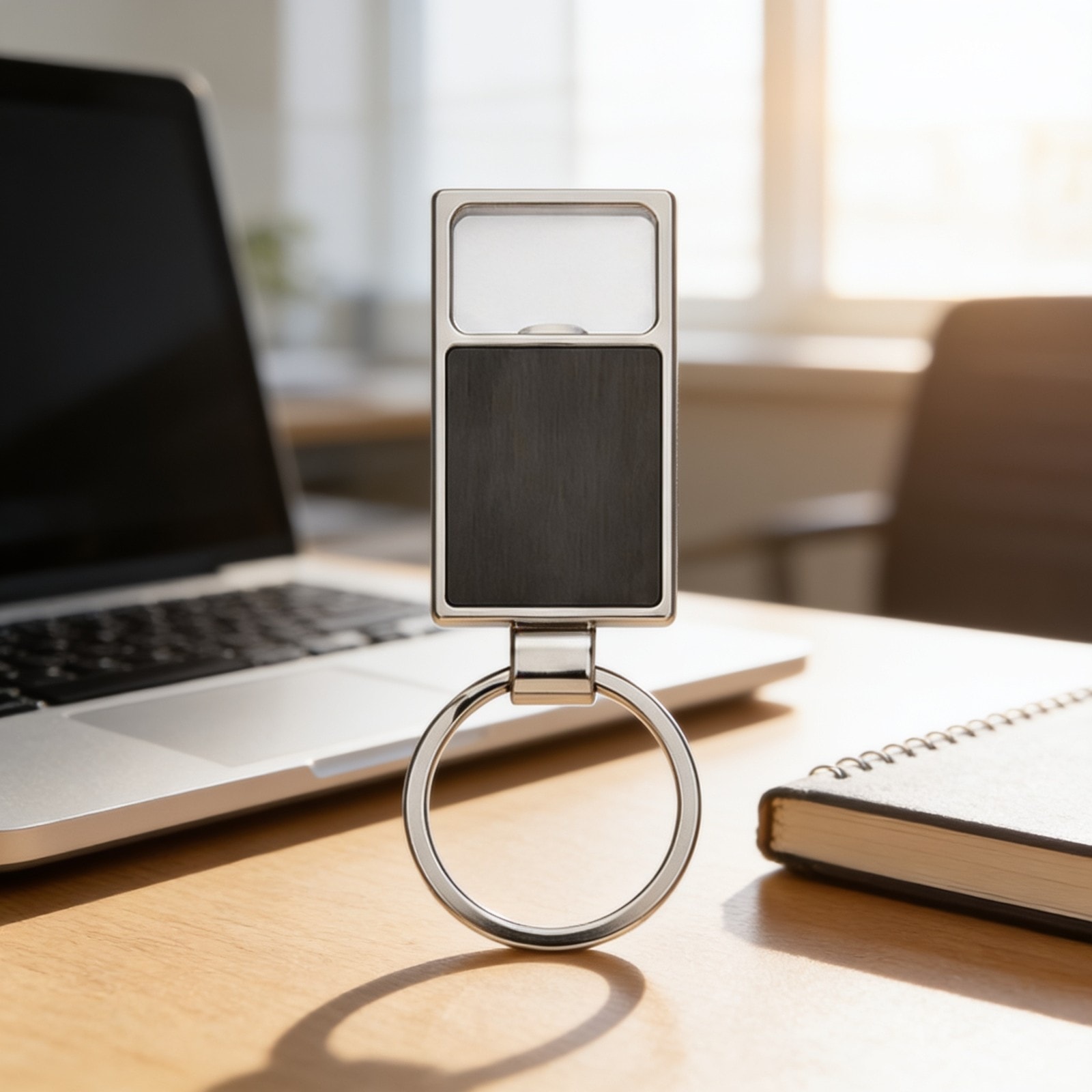 Large Metal Keychain With Opener — corporate gift with your logo | ZYFTT