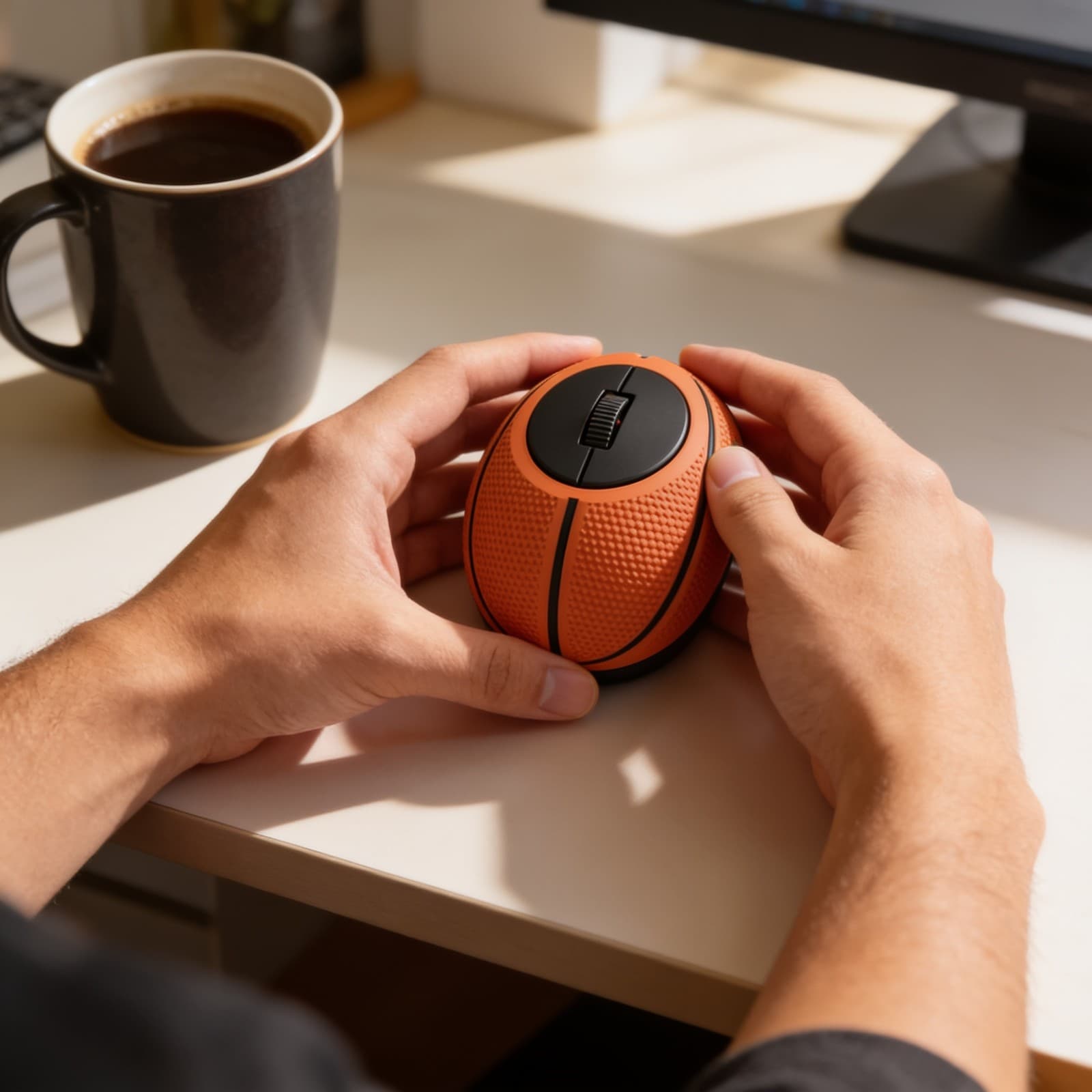 Toadplay Basketball Rechargeable Wireless Bluetooth Mouse alternate
