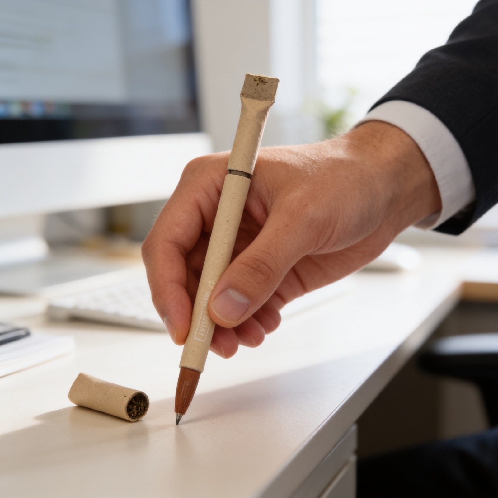 Luxeink Plantable Pen — corporate gift with your logo | ZYFTT