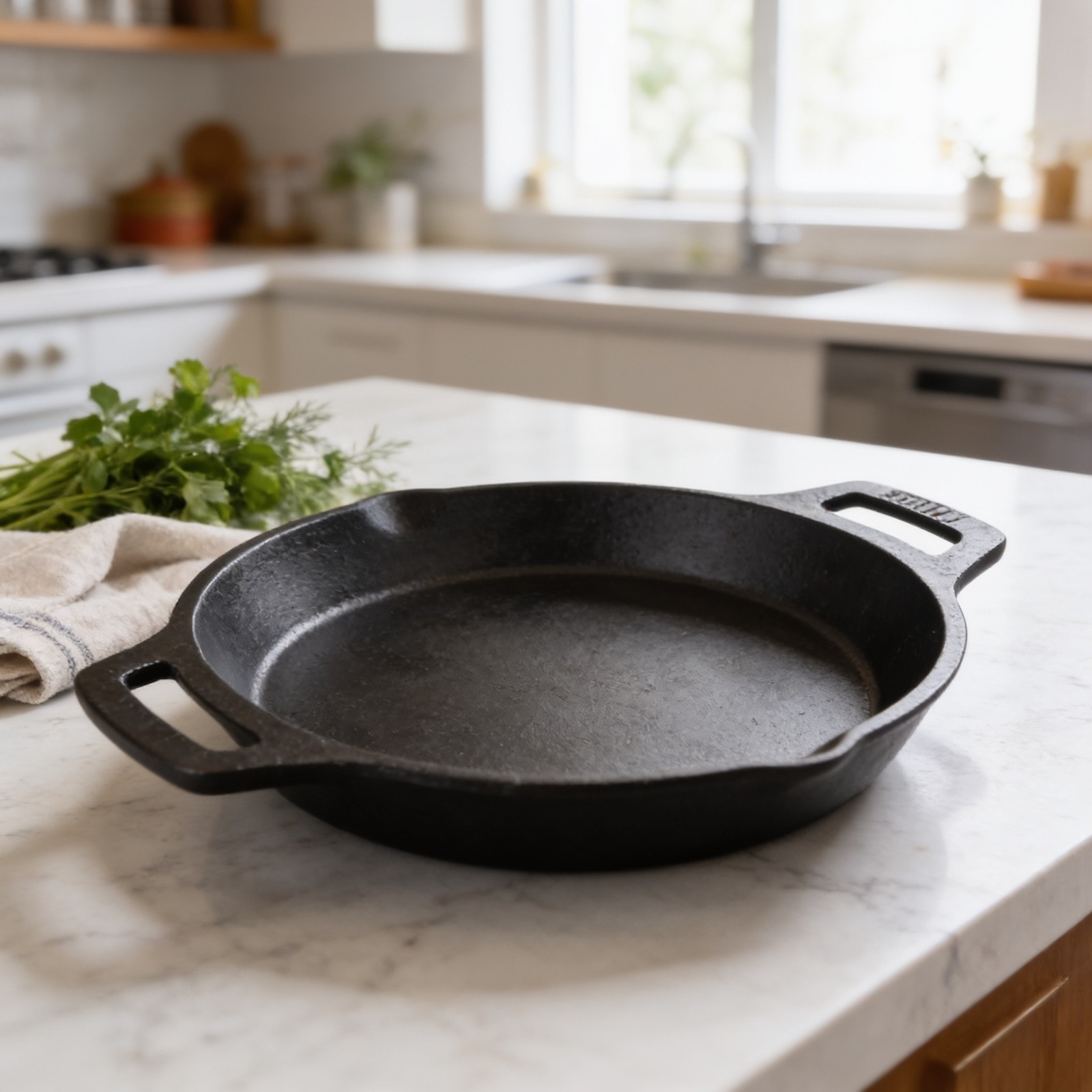 Cast Iron Fish Fry Pan 25cm — corporate gift with your logo | ZYFTT