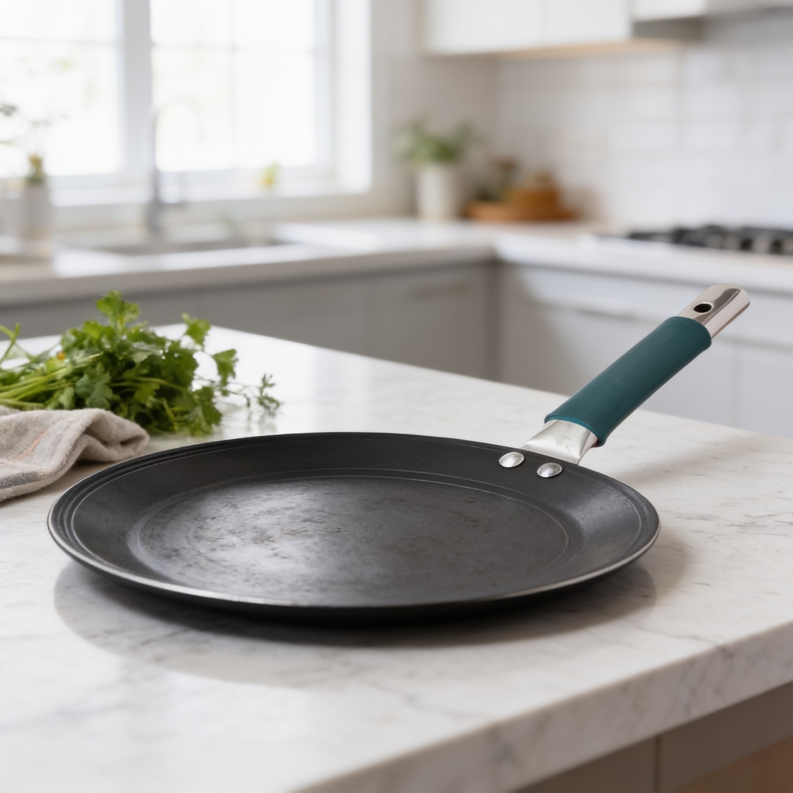 Pure Sheet Iron Concave Tawa 27cm — corporate gift with your logo | ZYFTT