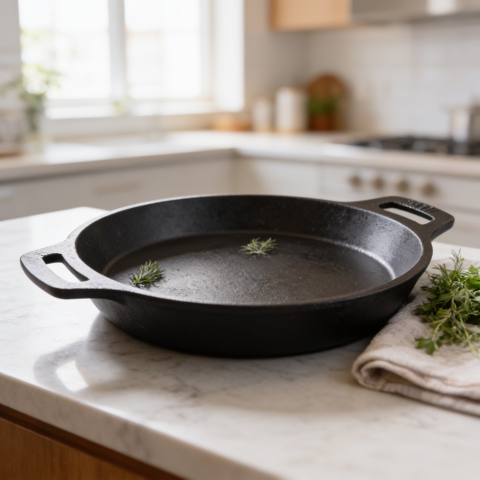 Cast Iron Fish Fry Pan 22.5cm — corporate gift with your logo | ZYFTT