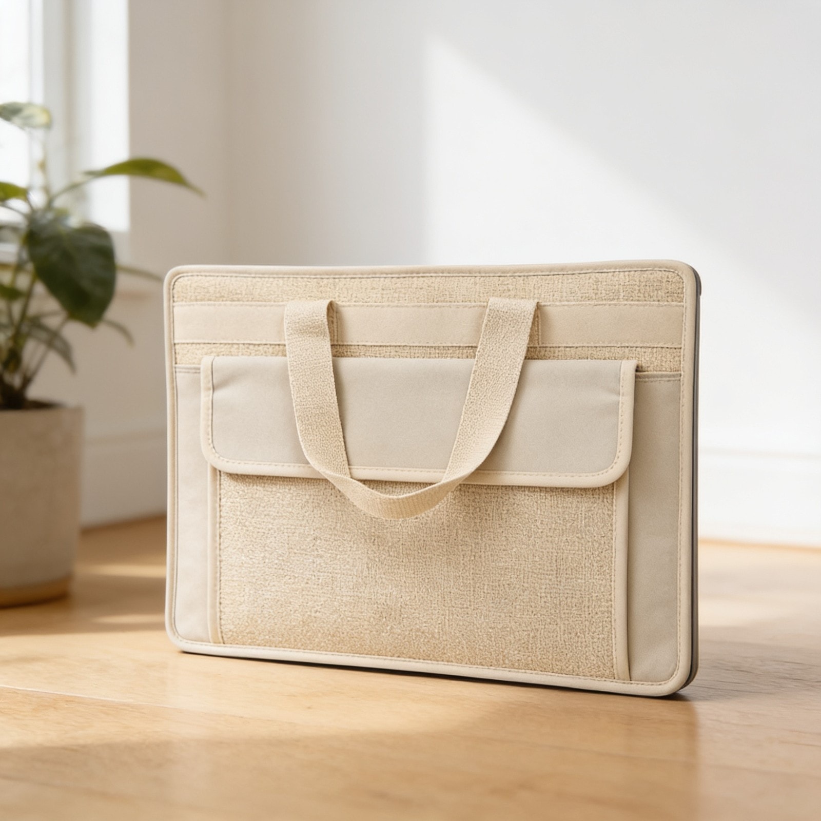 Jute Bag 01 Laptop Sleeve — corporate gift with your logo | ZYFTT