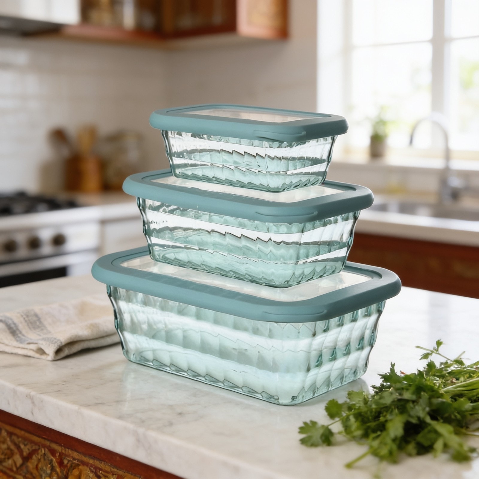 Stackn’ Fresh Container Set of 3 PCS — corporate gift with your logo | ZYFTT